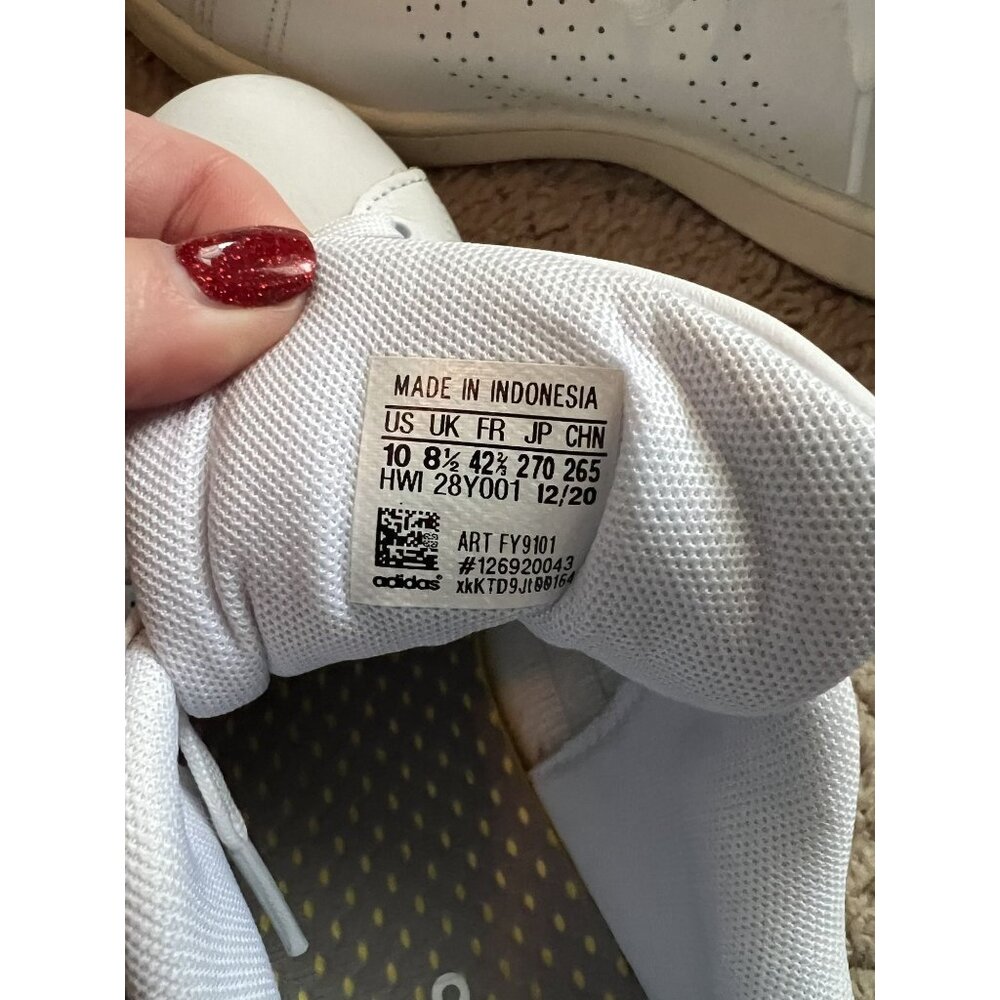 Adidas Women's Advantage Lace Up Sneakers, Tennis Shoes Casual - White.  Size 10 - Picture 7 of 11